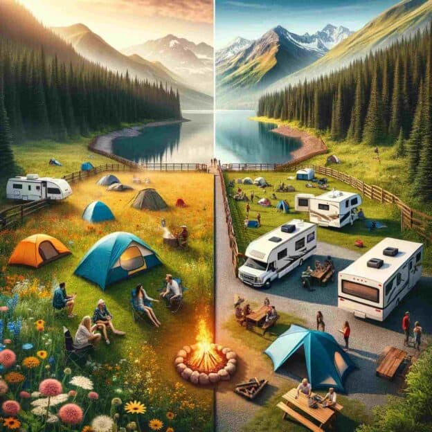 Camping im Vergleich